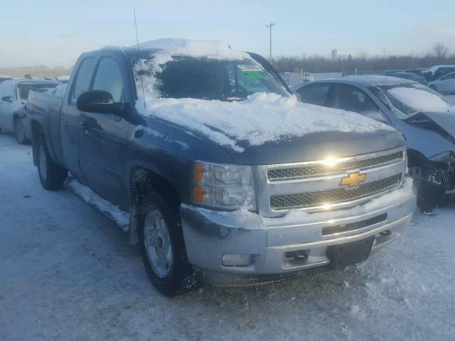 1GCRKSE70CZ173682 - 2012 CHEVROLET SILVERADO BLUE photo 1