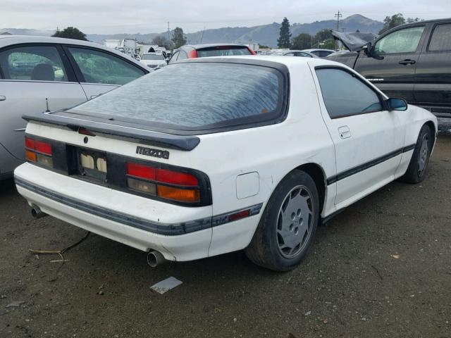 JM1FC3313H0520731 - 1987 MAZDA RX7 WHITE photo 4