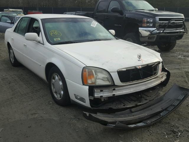 1G6KD54Y4YU286968 - 2000 CADILLAC DEVILLE WHITE photo 1