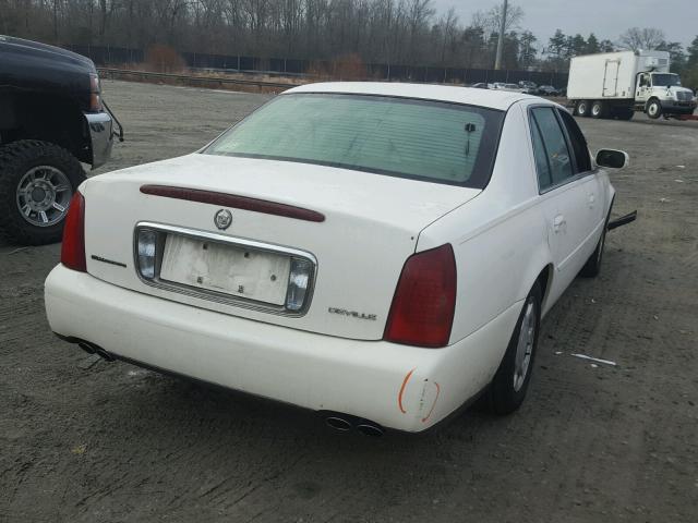 1G6KD54Y4YU286968 - 2000 CADILLAC DEVILLE WHITE photo 4