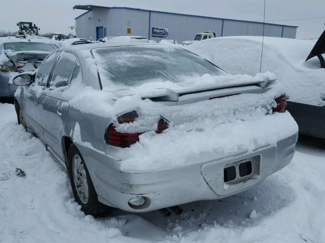 1G2NF52E83C100879 - 2003 PONTIAC GRAND AM S SILVER photo 3