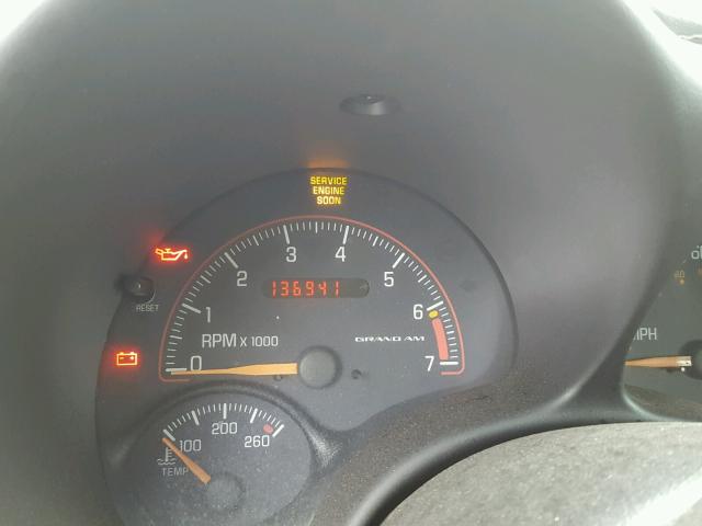 1G2NF52E83C100879 - 2003 PONTIAC GRAND AM S SILVER photo 8