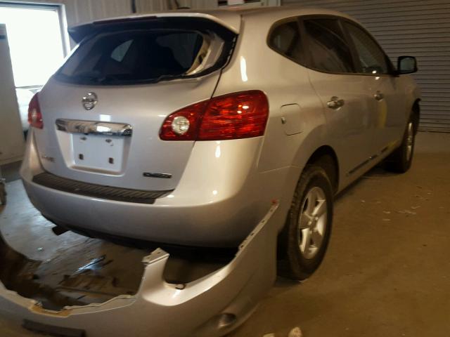 JN8AS5MT9DW525629 - 2013 NISSAN ROGUE S SILVER photo 4