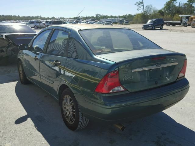1FAFP3838YW154508 - 2000 FORD FOCUS ZTS GREEN photo 3