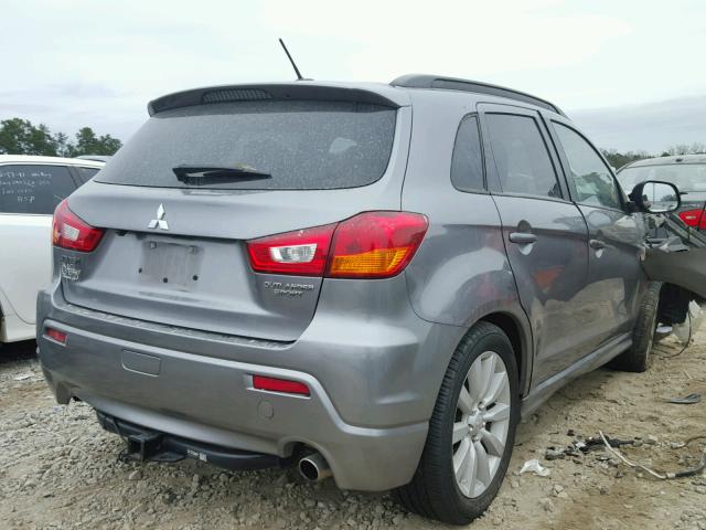 JA4AP4AU8BZ017517 - 2011 MITSUBISHI OUTLANDER GRAY photo 4