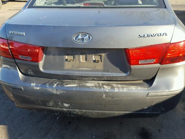 5NPET4AC9AH646946 - 2010 HYUNDAI SONATA GLS CHARCOAL photo 9