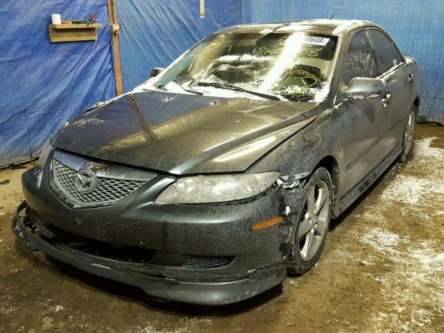 1YVHP80C355M54643 - 2005 MAZDA 6 I GRAY photo 2