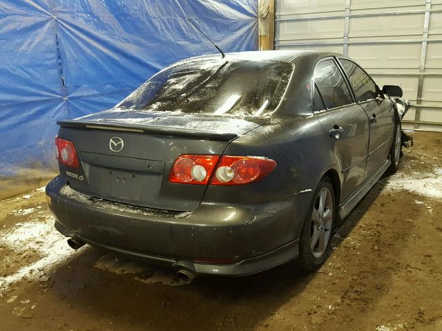 1YVHP80C355M54643 - 2005 MAZDA 6 I GRAY photo 4