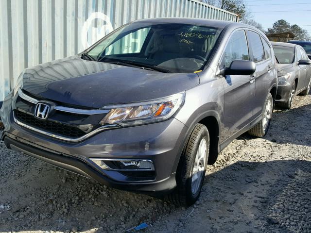 3CZRM3H51GG705371 - 2016 HONDA CR-V EX GRAY photo 2