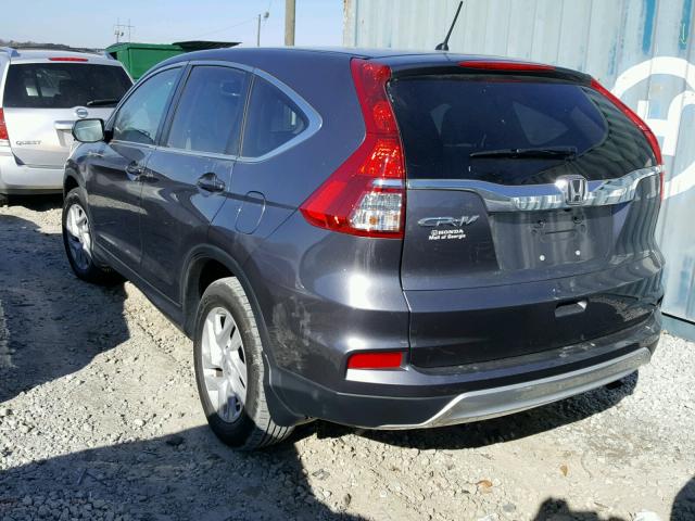 3CZRM3H51GG705371 - 2016 HONDA CR-V EX GRAY photo 3