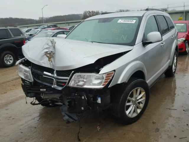 3C4PDDBG6ET176582 - 2014 DODGE JOURNEY SX WHITE photo 2