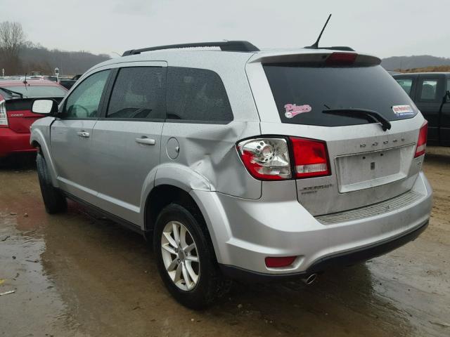 3C4PDDBG6ET176582 - 2014 DODGE JOURNEY SX WHITE photo 3