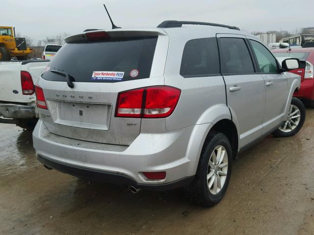 3C4PDDBG6ET176582 - 2014 DODGE JOURNEY SX WHITE photo 4