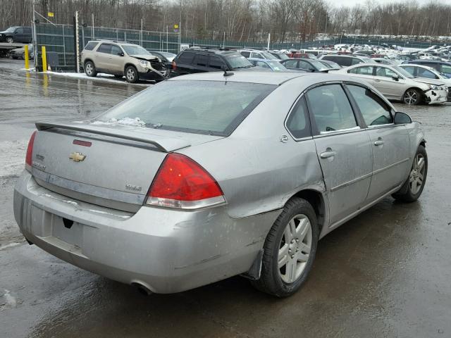 2G1WC583689198736 - 2008 CHEVROLET IMPALA LT SILVER photo 4