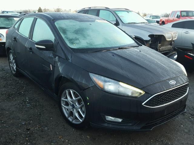 1FADP3F20FL331018 - 2015 FORD FOCUS SE BLACK photo 1