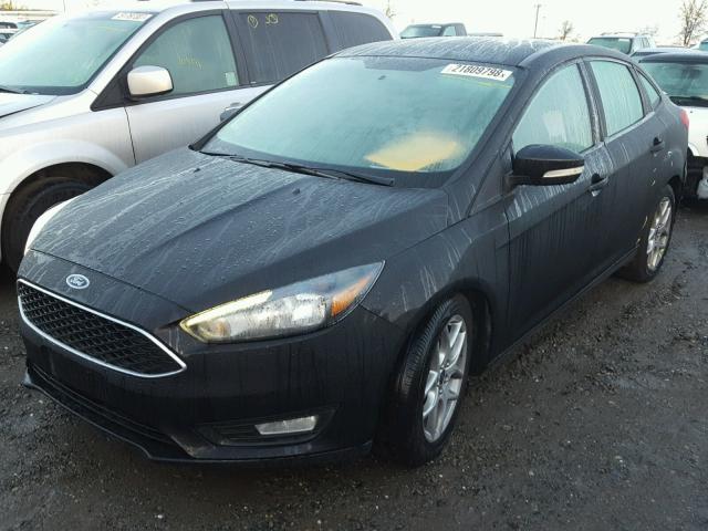 1FADP3F20FL331018 - 2015 FORD FOCUS SE BLACK photo 2