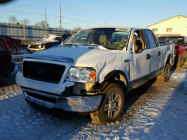 1FTPW14VX6KD51343 - 2006 FORD F150 SUPER WHITE photo 2