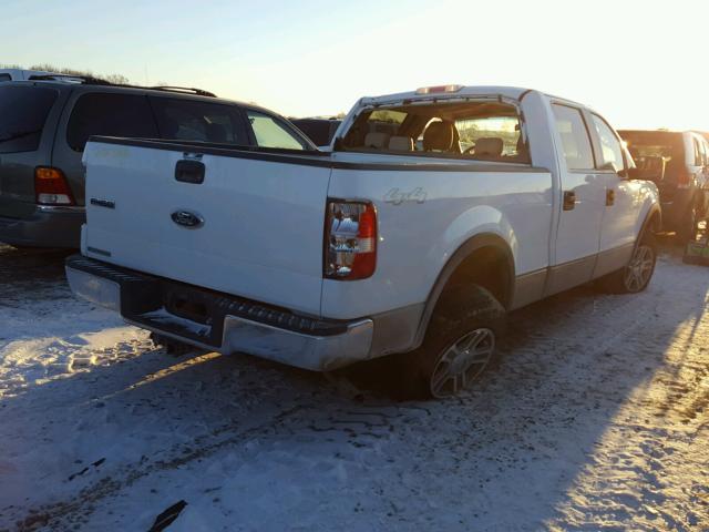 1FTPW14VX6KD51343 - 2006 FORD F150 SUPER WHITE photo 4