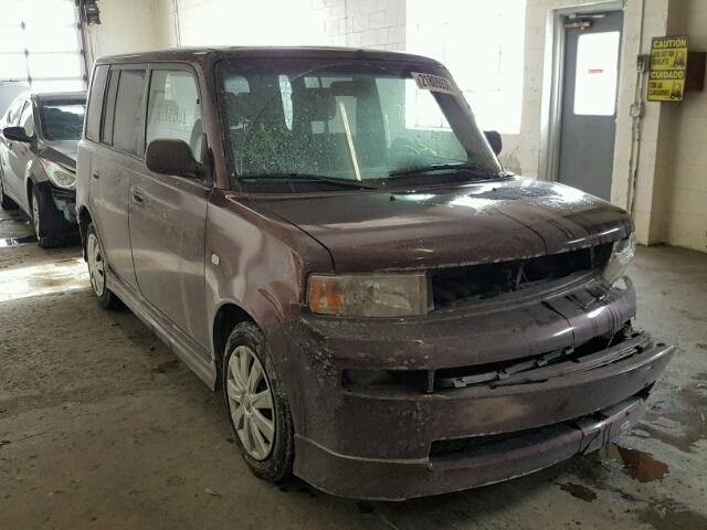 JTLKT334554028087 - 2005 TOYOTA SCION XB BURGUNDY photo 1