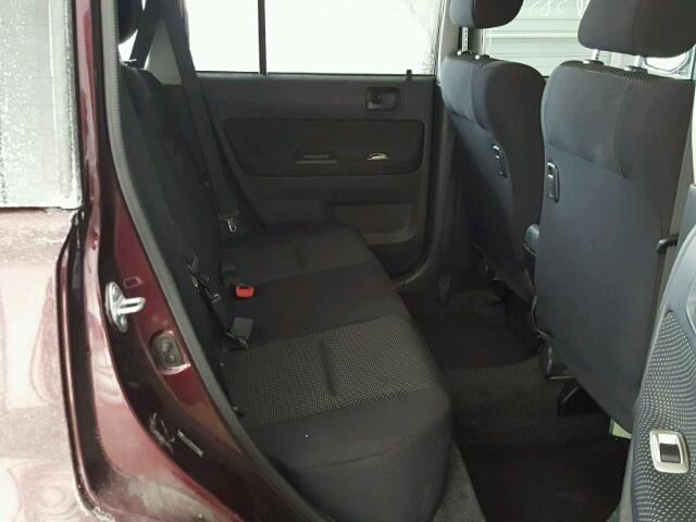 JTLKT334554028087 - 2005 TOYOTA SCION XB BURGUNDY photo 6