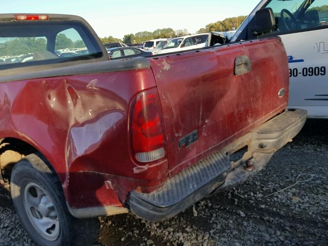 2FTRF17234CA22690 - 2004 FORD F-150 HERI RED photo 9