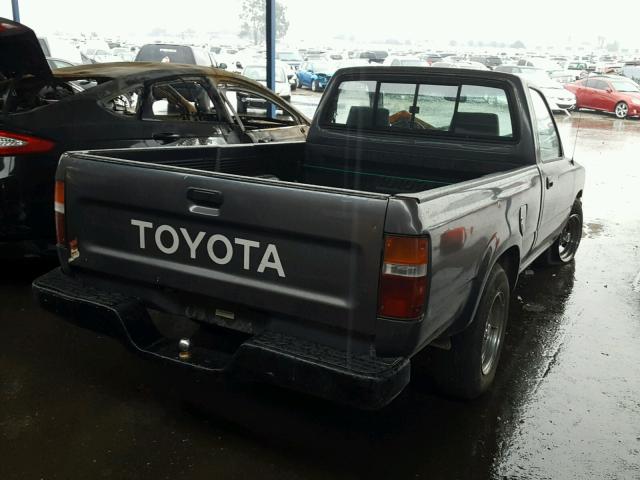 4TARN81A0PZ070517 - 1993 TOYOTA PICKUP 1/2 BLACK photo 4