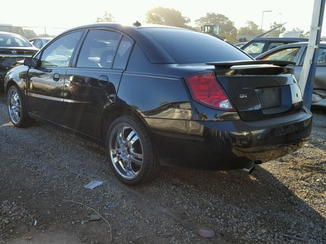 1G8AL54F64Z103782 - 2004 SATURN ION LEVEL BLACK photo 3