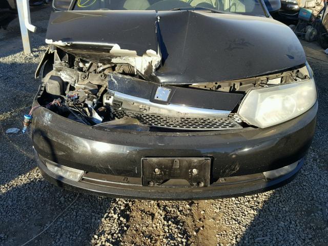 1G8AL54F64Z103782 - 2004 SATURN ION LEVEL BLACK photo 7