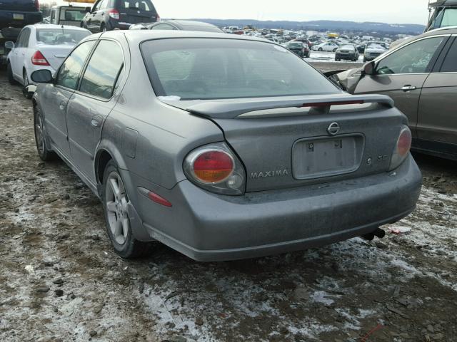 JN1DA31A13T401943 - 2003 NISSAN MAXIMA GLE GRAY photo 3