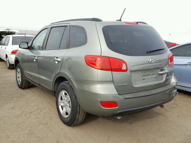 5NMSG13D09H230627 - 2009 HYUNDAI SANTA FE G GREEN photo 3