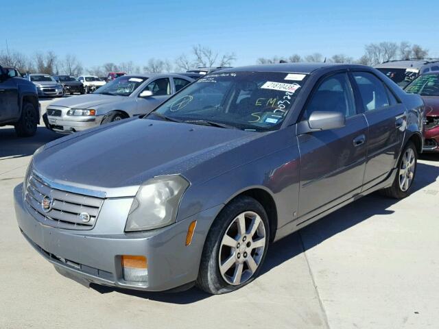 1G6DM57T260105797 - 2006 CADILLAC CTS GRAY photo 2