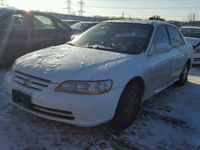 1HGCG56622A115506 - 2002 HONDA ACCORD EX WHITE photo 2