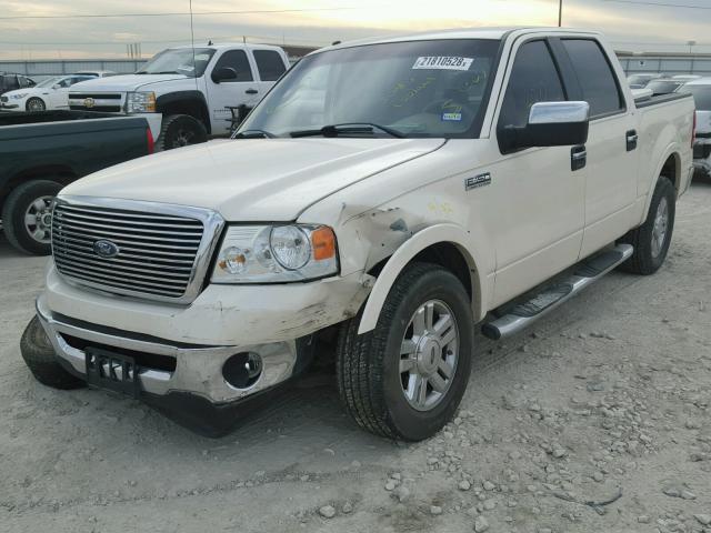 1FTPW12V17FA97972 - 2007 FORD F150 SUPER CREAM photo 2