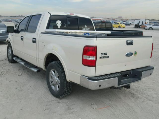 1FTPW12V17FA97972 - 2007 FORD F150 SUPER CREAM photo 3