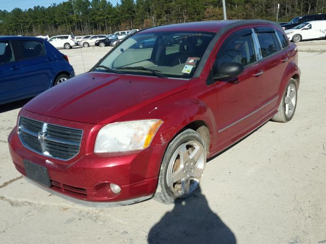 1B3HE78K37D556228 - 2007 DODGE CALIBER R/ MAROON photo 2