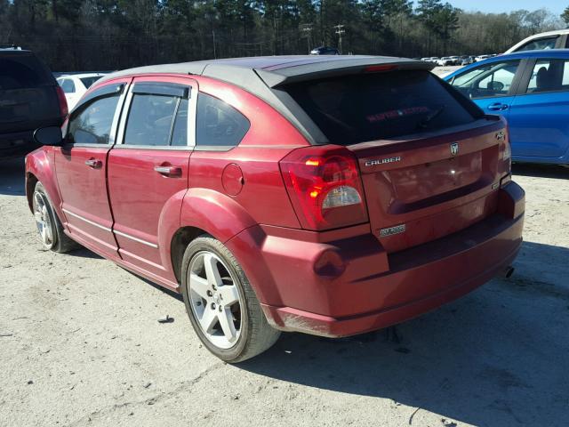 1B3HE78K37D556228 - 2007 DODGE CALIBER R/ MAROON photo 3