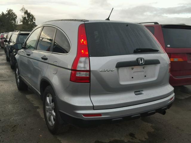 JHLRE3H40BC005866 - 2011 HONDA CR-V SE SILVER photo 3