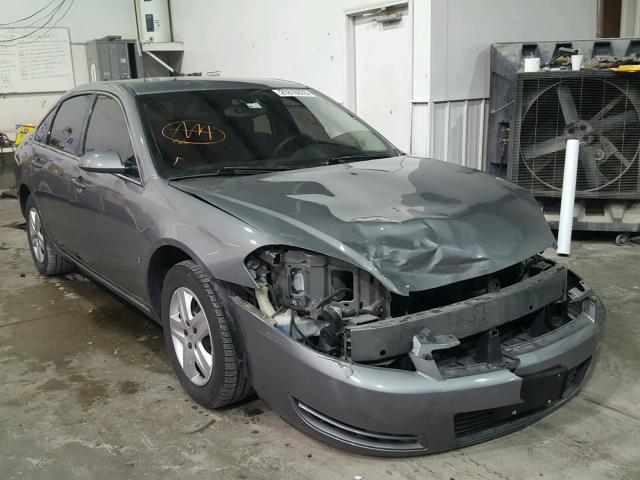 2G1WB58N689182086 - 2008 CHEVROLET IMPALA LS GRAY photo 1