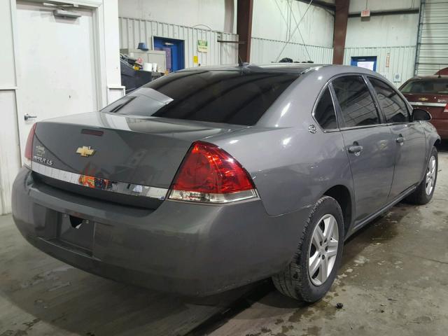 2G1WB58N689182086 - 2008 CHEVROLET IMPALA LS GRAY photo 4