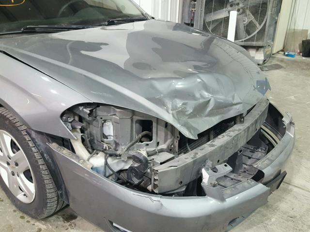 2G1WB58N689182086 - 2008 CHEVROLET IMPALA LS GRAY photo 9