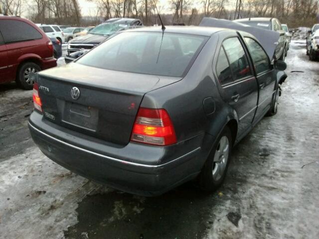 3VWSK69M44M062710 - 2004 VOLKSWAGEN JETTA GLS GRAY photo 4