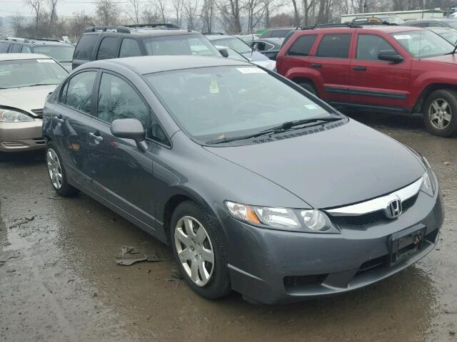 2HGFA1F58AH331004 - 2010 HONDA CIVIC LX GRAY photo 1