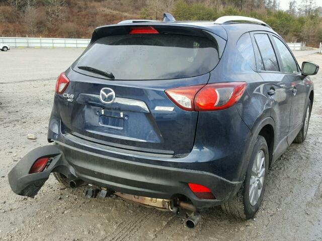 JM3KE4CY7E0422364 - 2014 MAZDA CX-5 TOURI BLUE photo 4