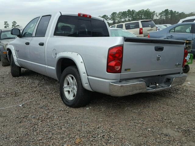 1D7HA18NX8S624710 - 2008 DODGE RAM 1500 S SILVER photo 3