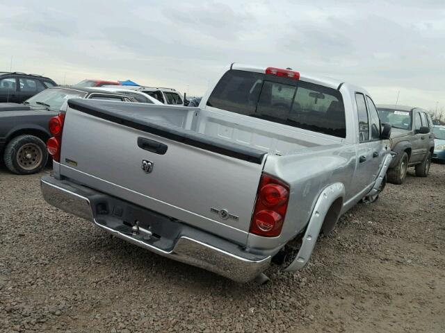 1D7HA18NX8S624710 - 2008 DODGE RAM 1500 S SILVER photo 4