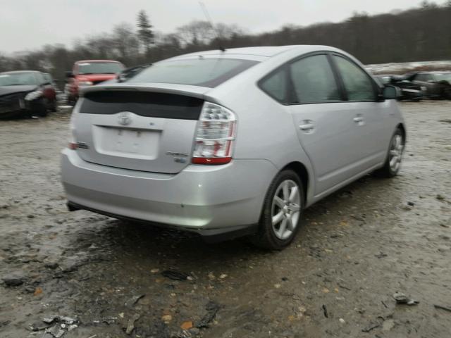 JTDKB20U187800181 - 2008 TOYOTA PRIUS SILVER photo 4