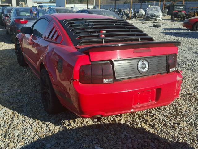1ZVHT82H065125911 - 2006 FORD MUSTANG GT RED photo 3