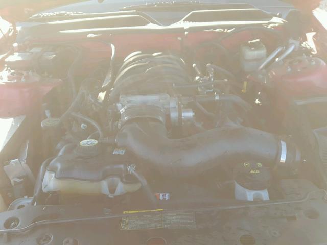 1ZVHT82H065125911 - 2006 FORD MUSTANG GT RED photo 7