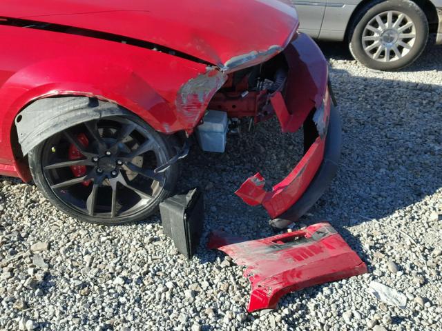 1ZVHT82H065125911 - 2006 FORD MUSTANG GT RED photo 9