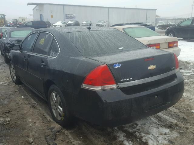 2G1WF5EK1B1139764 - 2011 CHEVROLET IMPALA LS BLACK photo 3